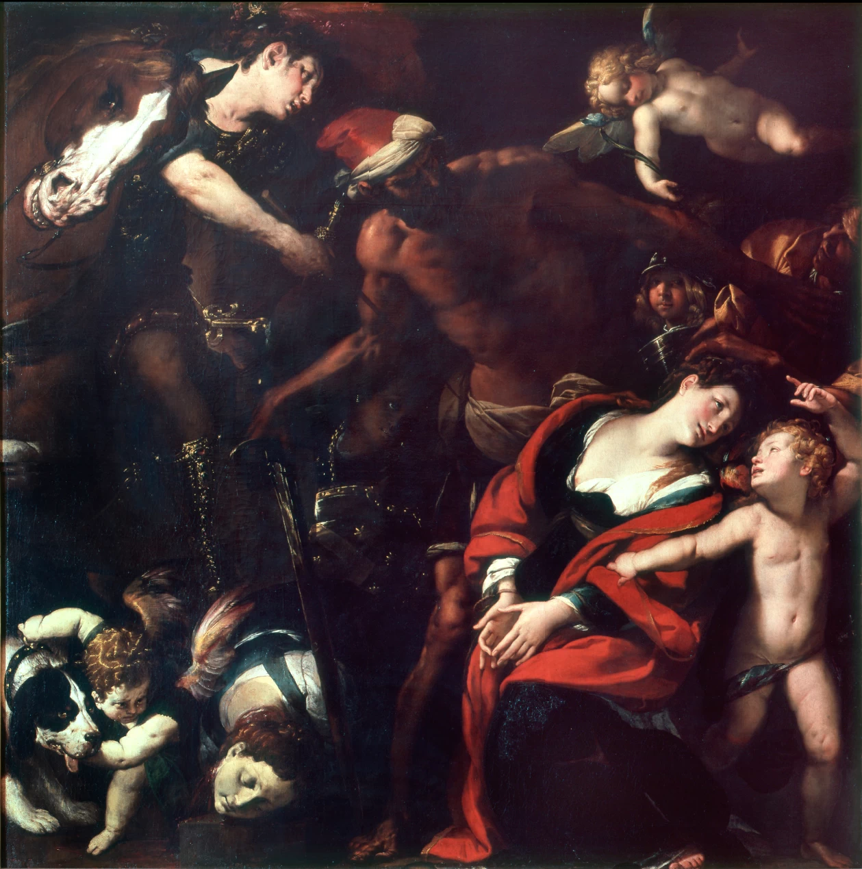 Il Martirio delle Sante Rufina e Seconda o quadro delle tre amni (Cerano, Procaccini, Morazzone) - Pinacoteca Brera, Milano